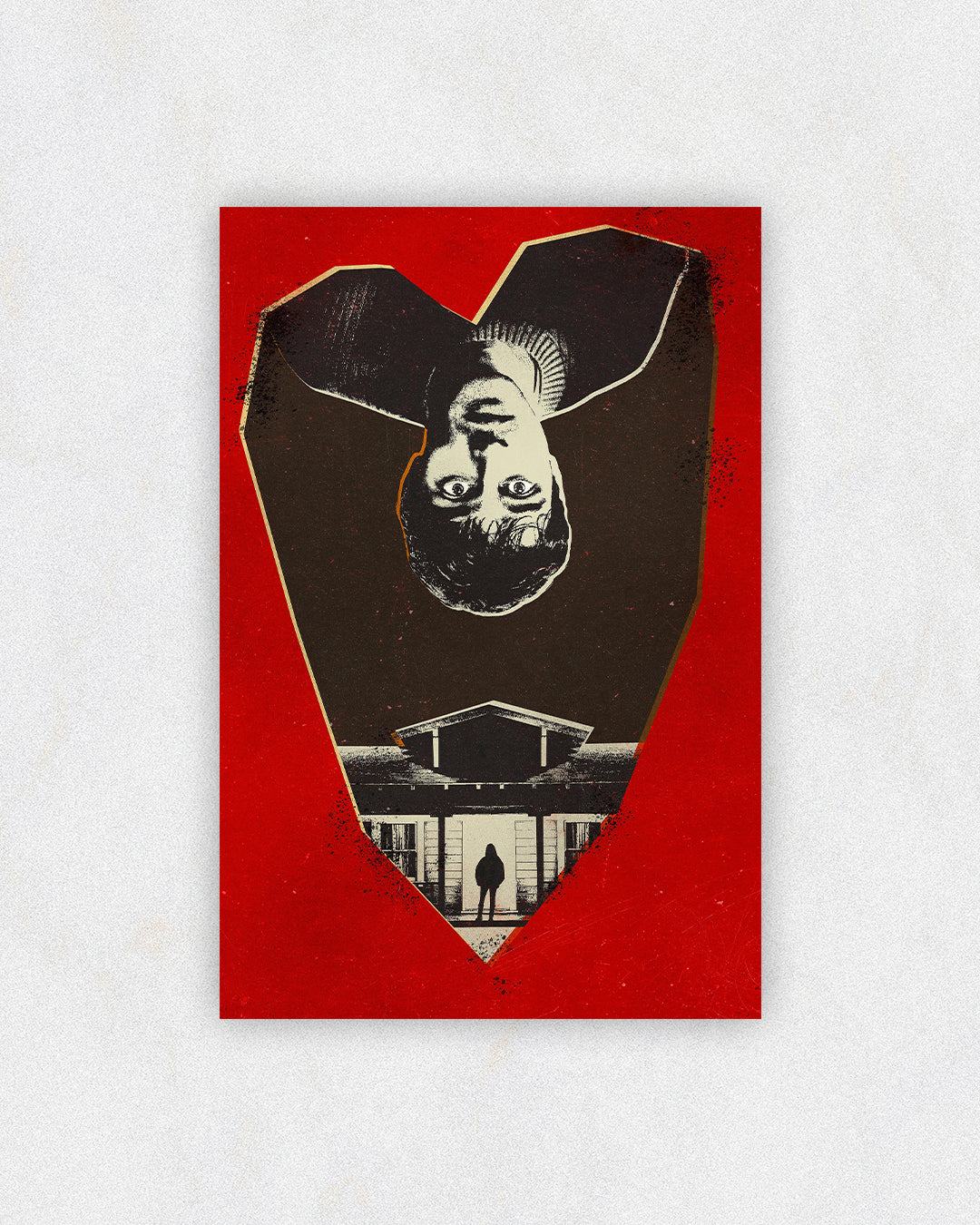 Obsession Upside Down Terror Graphic Poster