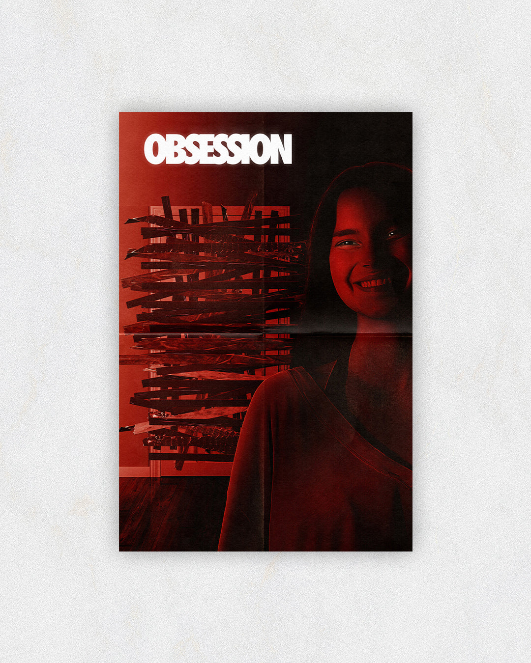 Obsession Barricaded Room Folded Poster