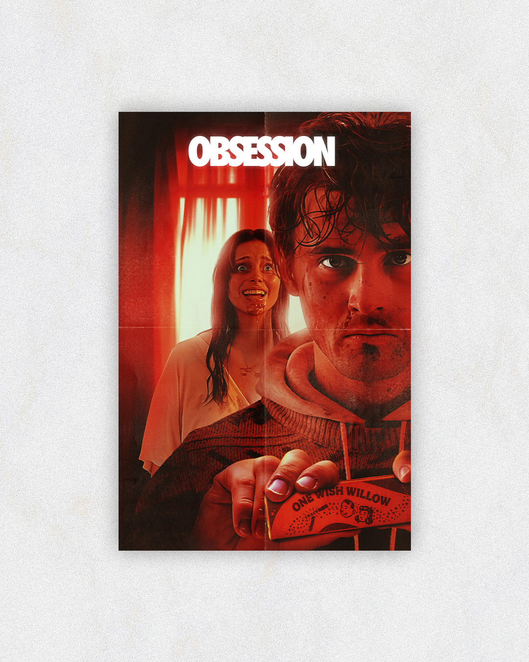 Obsession Bloody Smile Folded Poster