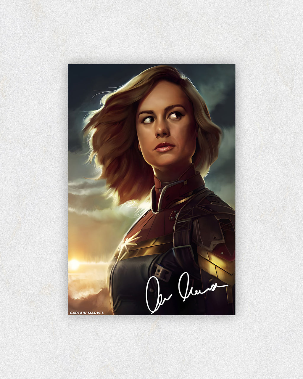 Captain Marvel Heroic Portrait Poster