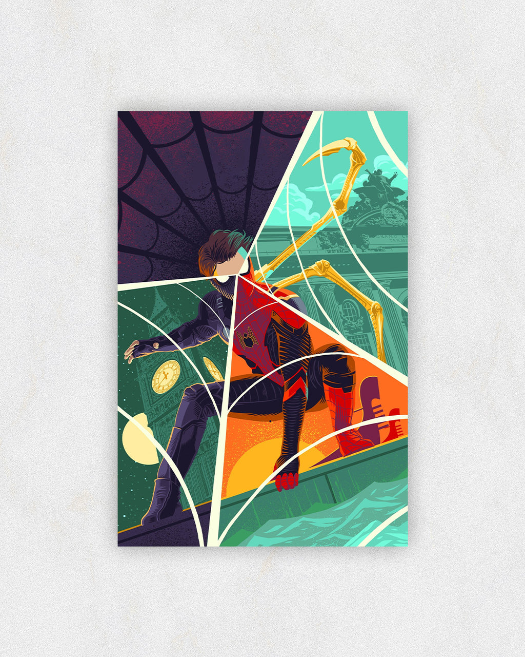 Stylized Spider-Man: Far From Home Art Print