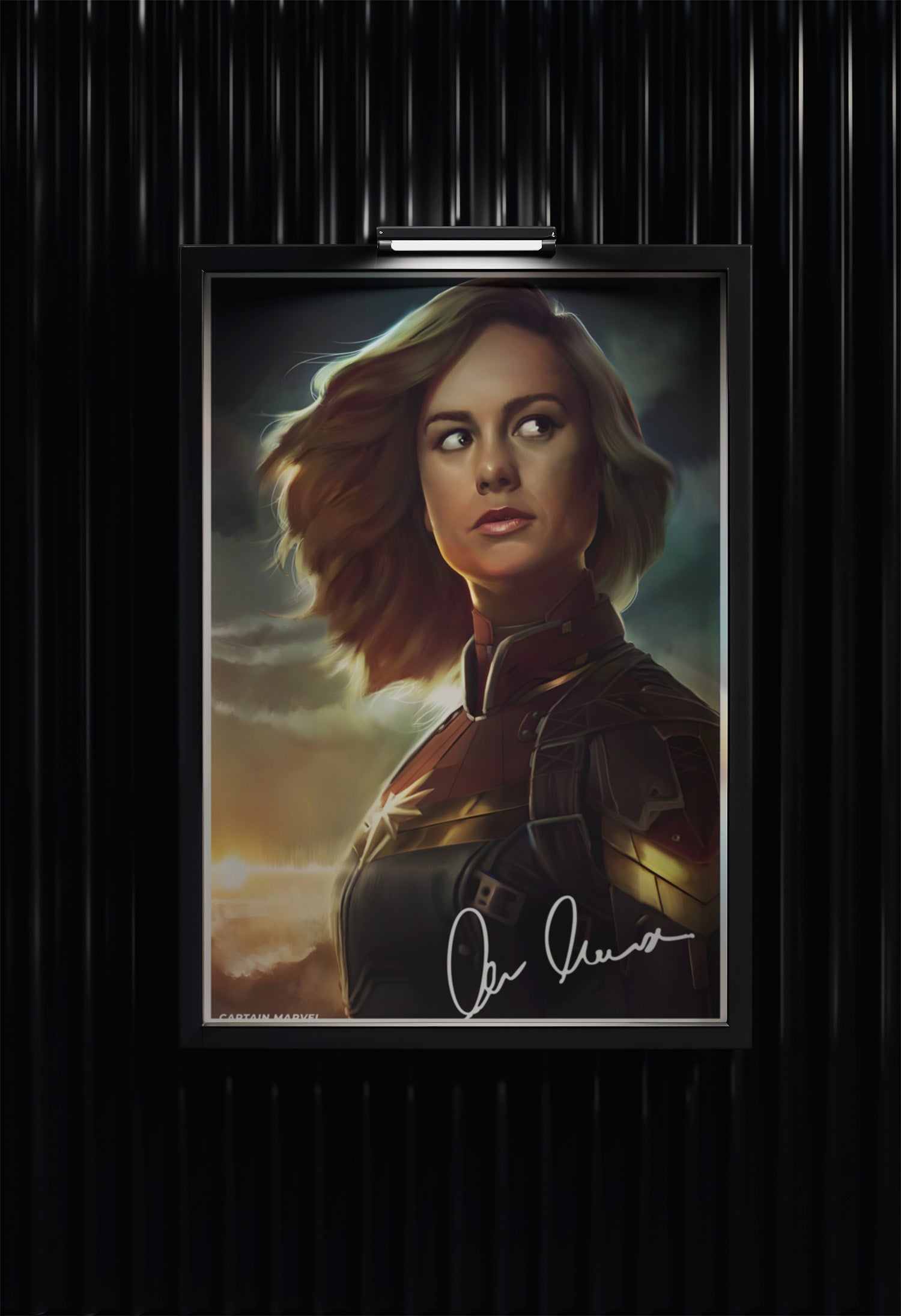 Captain Marvel Heroic Portrait Poster