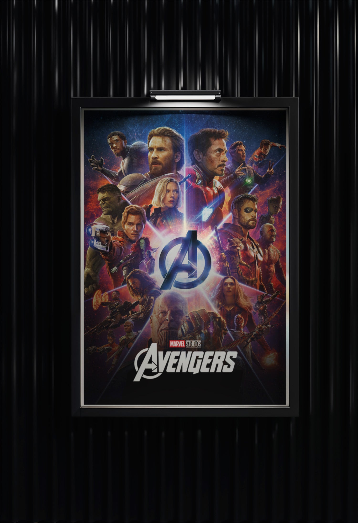 Avengers Cosmic Battle Art Print