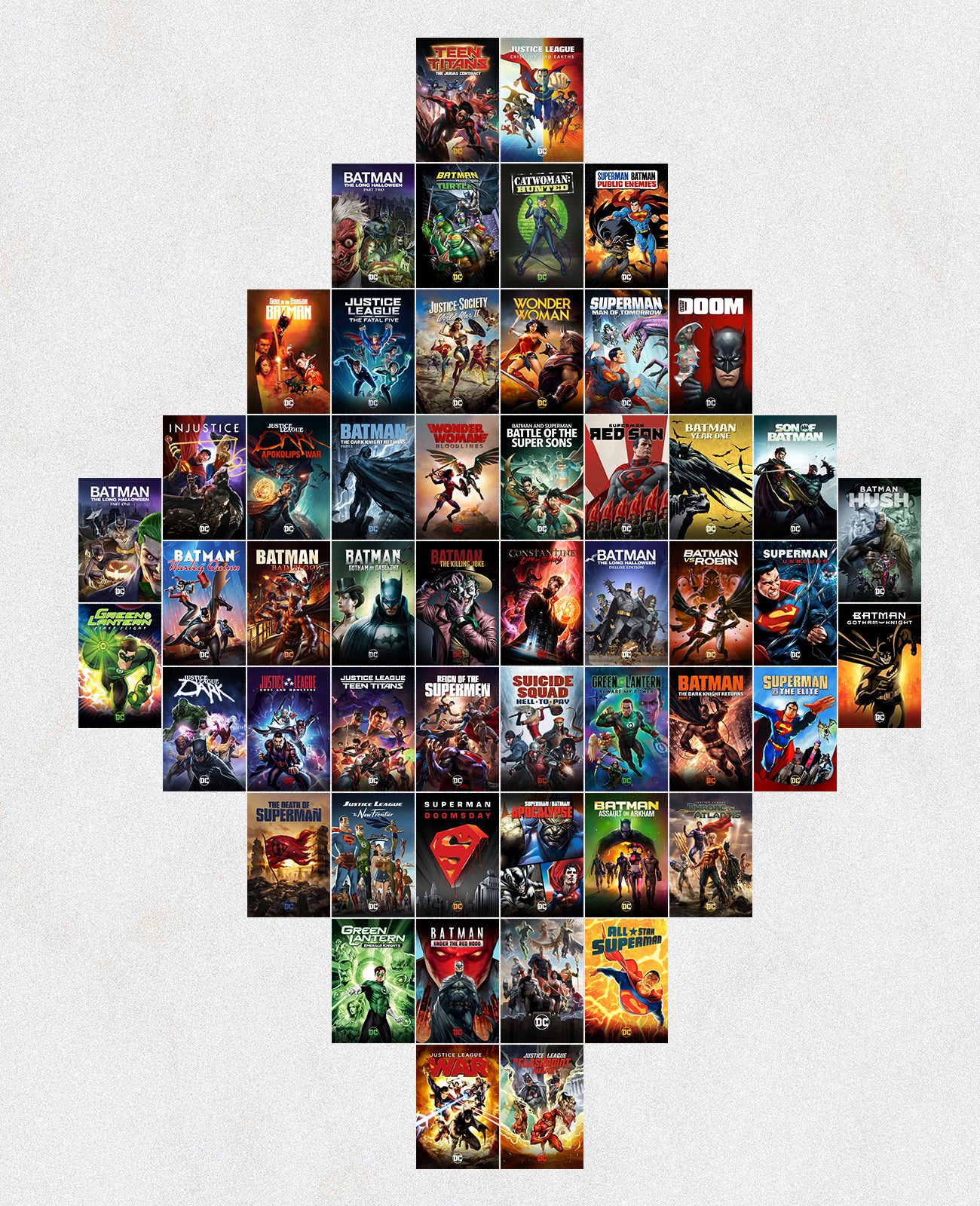 Ultimate DC Animated Universe Poster Bundle