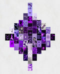 Purple Aesthetic Wall Collage Kit