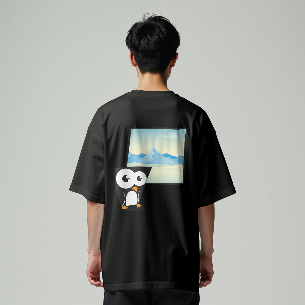 Nihilist Penguin Back Print Tee