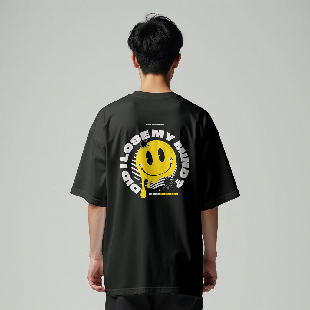 Melting Smiley Oversized Tee